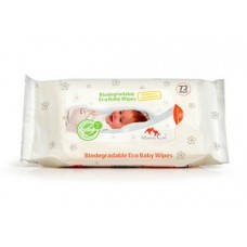 Органические влажные салфетки для детей, Mommy Care Biodegradable Eco Baby Wipes 72ct 72 p.